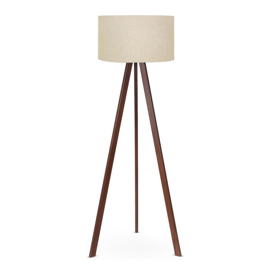 Golvlampa  AYD 1xE27/60W/230V beige /brun 
