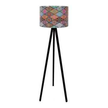 Golvlampa  AYD 1xE27/60W/230V färgrik/svart
