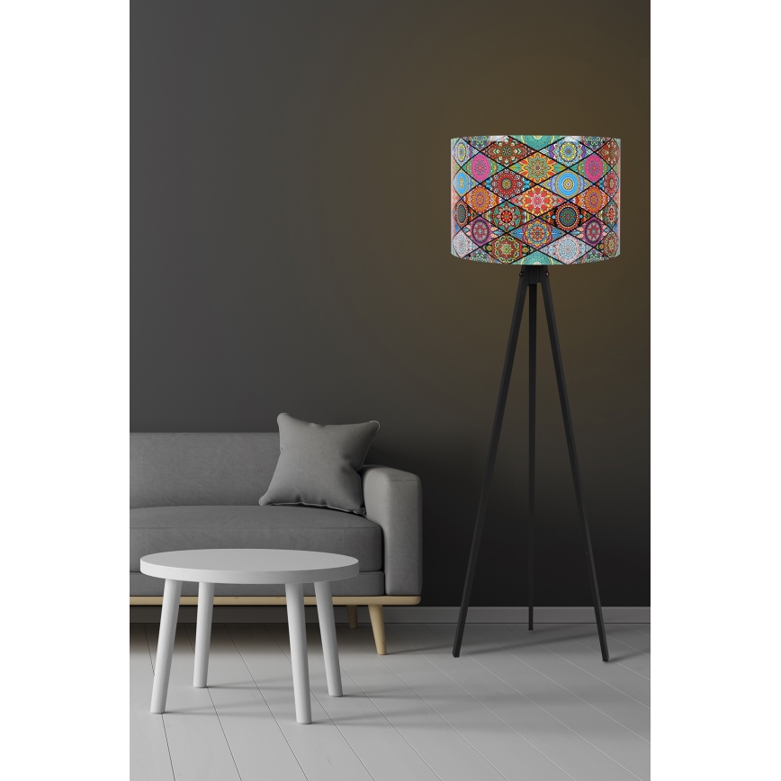 Golvlampa  AYD 1xE27/60W/230V färgrik/svart