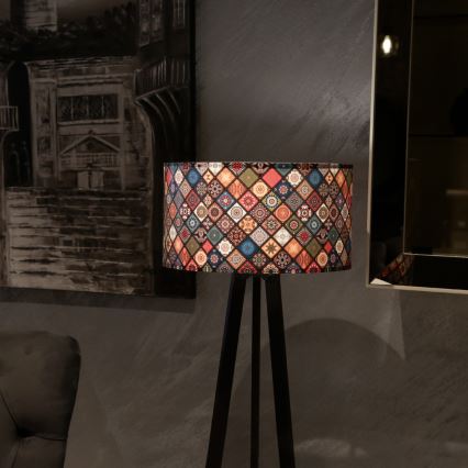 Golvlampa  AYD 1xE27/60W/230V flerfärgad/brun