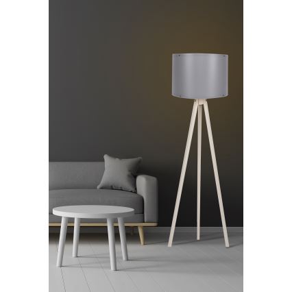 Golvlampa  AYD 1xE27/60W/230V grå/beige 