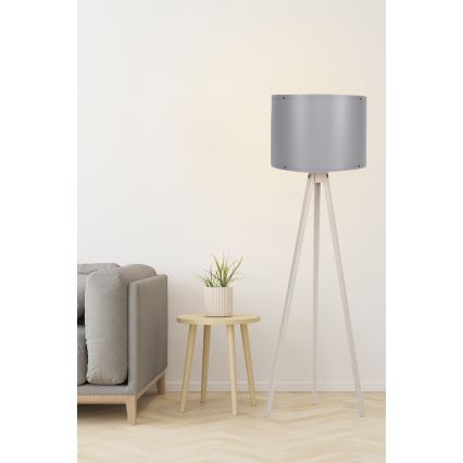 Golvlampa  AYD 1xE27/60W/230V grå/beige 
