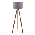 Golvlampa  AYD 1xE27/60W/230V grå/brun