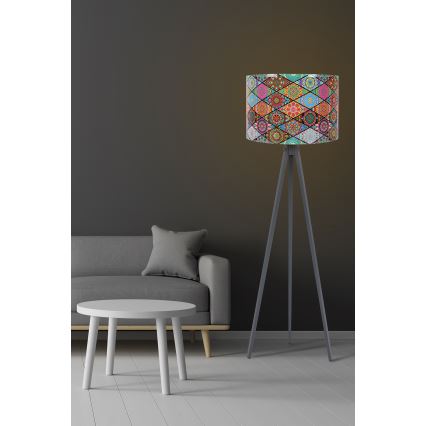Golvlampa  AYD 1xE27/60W/230V multicolored/grå