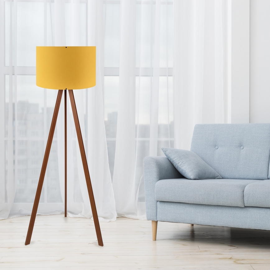 Golvlampa  AYD 1xE27/60W/230V orange/brun