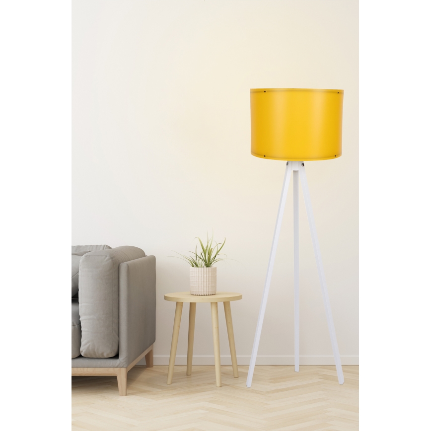 Golvlampa  AYD 1xE27/60W/230V orange /vit