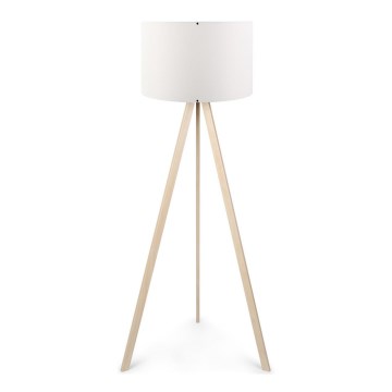 Golvlampa  AYD 1xE27/60W/230V vit /beige