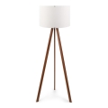 Golvlampa  AYD 1xE27/60W/230V vit /brun
