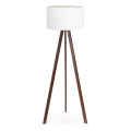Golvlampa AYD 1xE27/60W/230V vit/brun