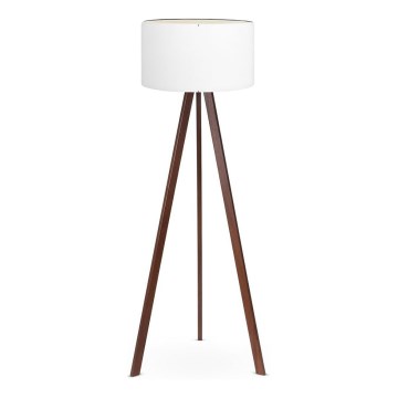 Golvlampa AYD 1xE27/60W/230V vit/brun