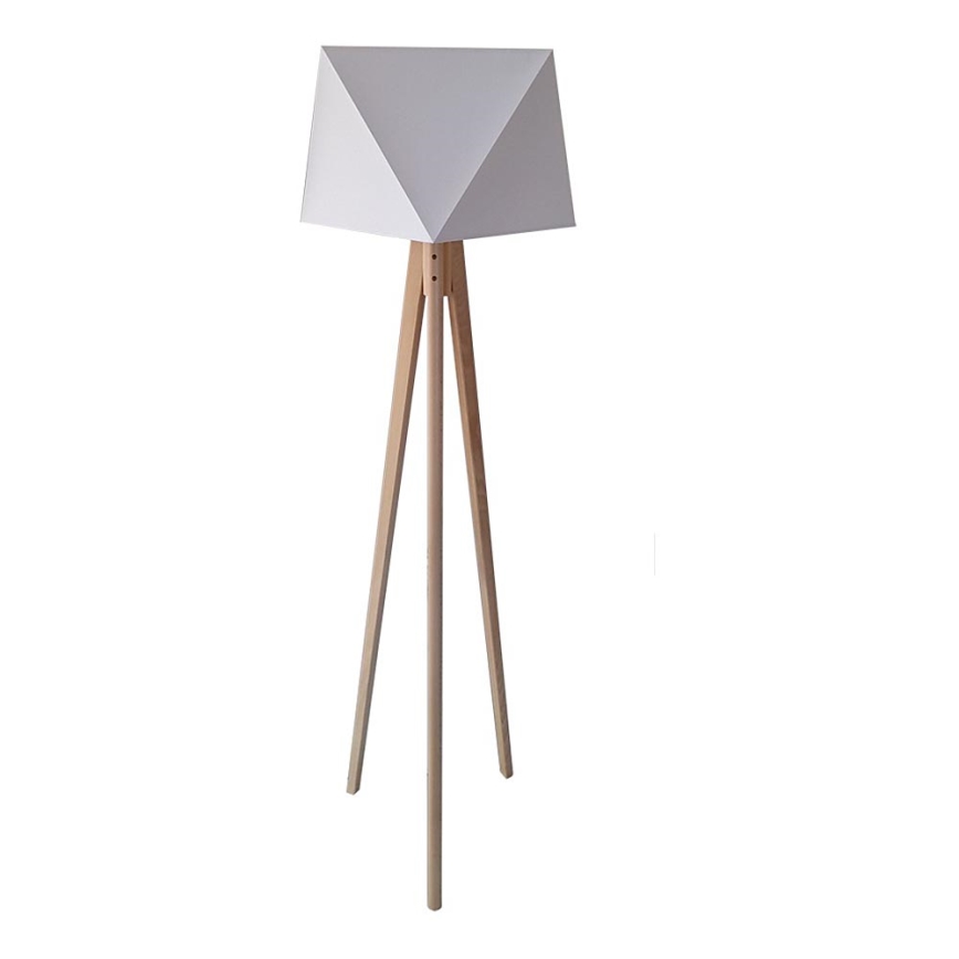 Golvlampa  BAKARO 1xE27/60W/230V tall  vit 