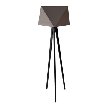 Golvlampa  BAKARO 1xE27/60W/230V wenge  grå