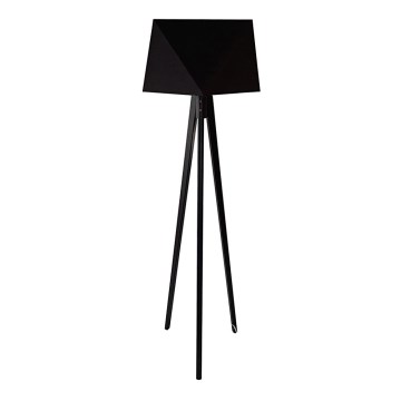 Golvlampa  BAKARO 1xE27/60W/230V wenge  svart