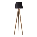 Golvlampa  CONE 1xE27/60W/230V ek svart 