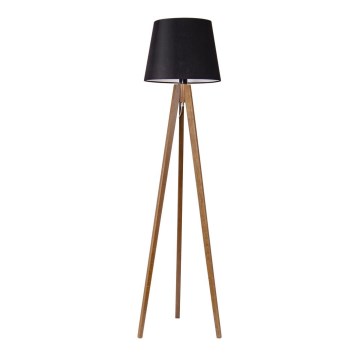 Golvlampa  CONE 1xE27/60W/230V ek svart 