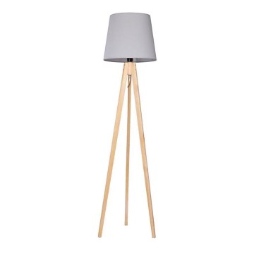 Golvlampa  CONE 1xE27/60W/230V tall  grå