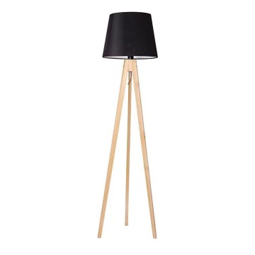 Golvlampa  CONE 1xE27/60W/230V tall  svart 
