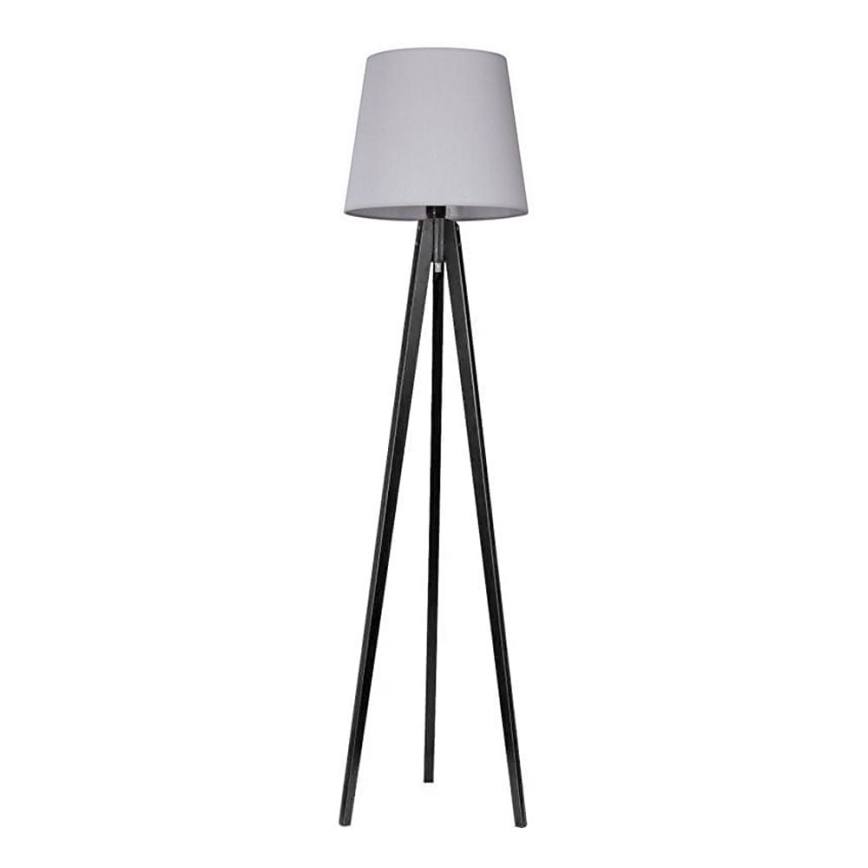 Golvlampa  CONE 1xE27/60W/230V wenge  grå