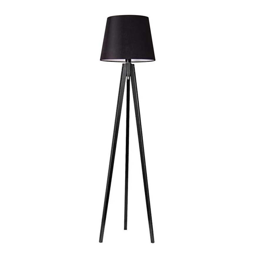 Golvlampa  CONE 1xE27/60W/230V wenge  svart