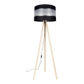 Golvlampa CORAL 1xE27/60W/230V beige/svart/matt krom