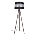 Golvlampa CORAL 1xE27/60W/230V brun/svart/matt krom