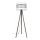 Golvlampa CORAL 1xE27/60W/230V brun/vit/guld