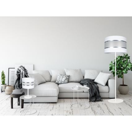 Golvlampa CORAL 1xE27/60W/230V vit