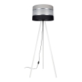Golvlampa CORAL 1xE27/60W/230V vit/svart/grå/matt krom
