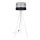 Golvlampa CORAL 1xE27/60W/230V vit/svart/grå/matt krom
