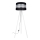Golvlampa CORAL 1xE27/60W/230V vit/svart/matt krom