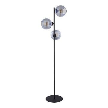 Golvlampa  CUBUS 3xE27/60W/230V svart 