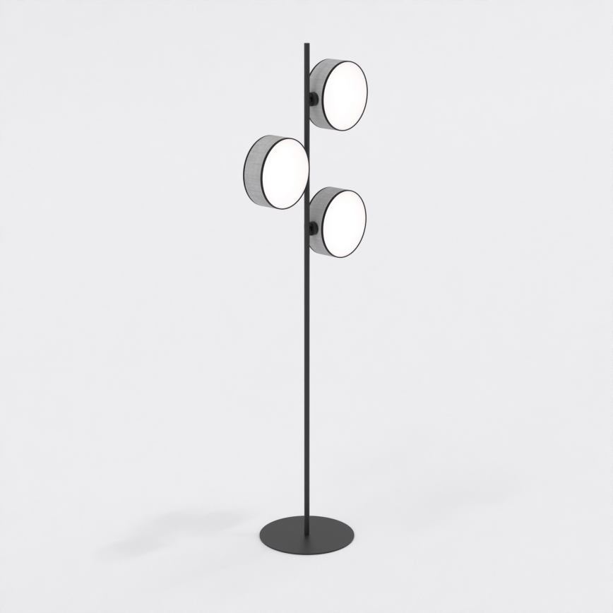 Golvlampa DRUMZ 3xE14/10W/230V grå