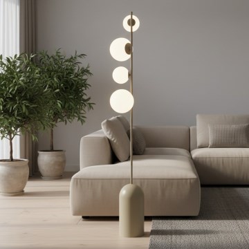 Golvlampa ETNO 4xG9/8W/230V beige