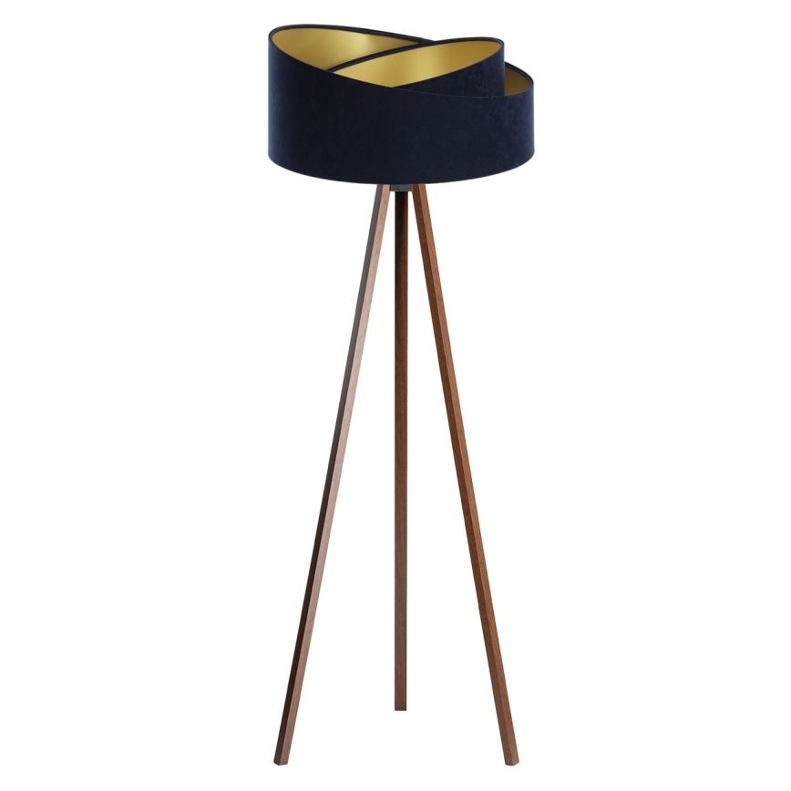 Golvlampa GALAXY 1xE27/60W/230V blå/wenge