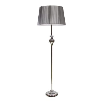 Golvlampa GILLENIA 1xE27/60W/230V silver