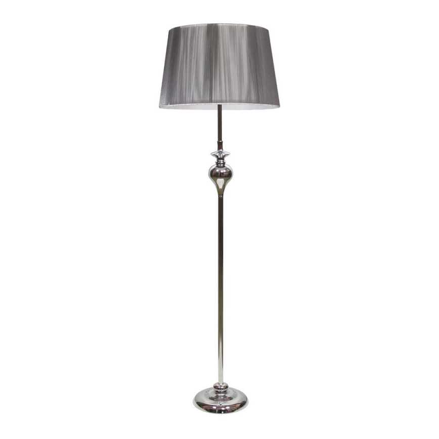 Golvlampa GILLENIA 1xE27/60W/230V silver