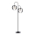 Golvlampa  HAPPY 2xE27/60W/230V svart 