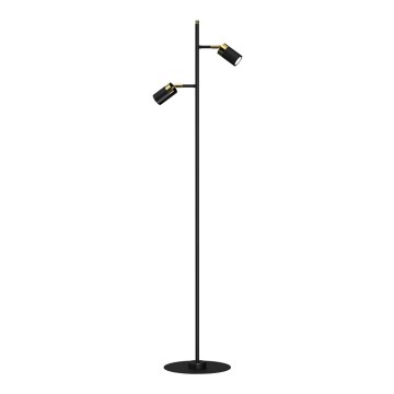 Golvlampa  JOKER 2xGU10/25W/230V svart /gold