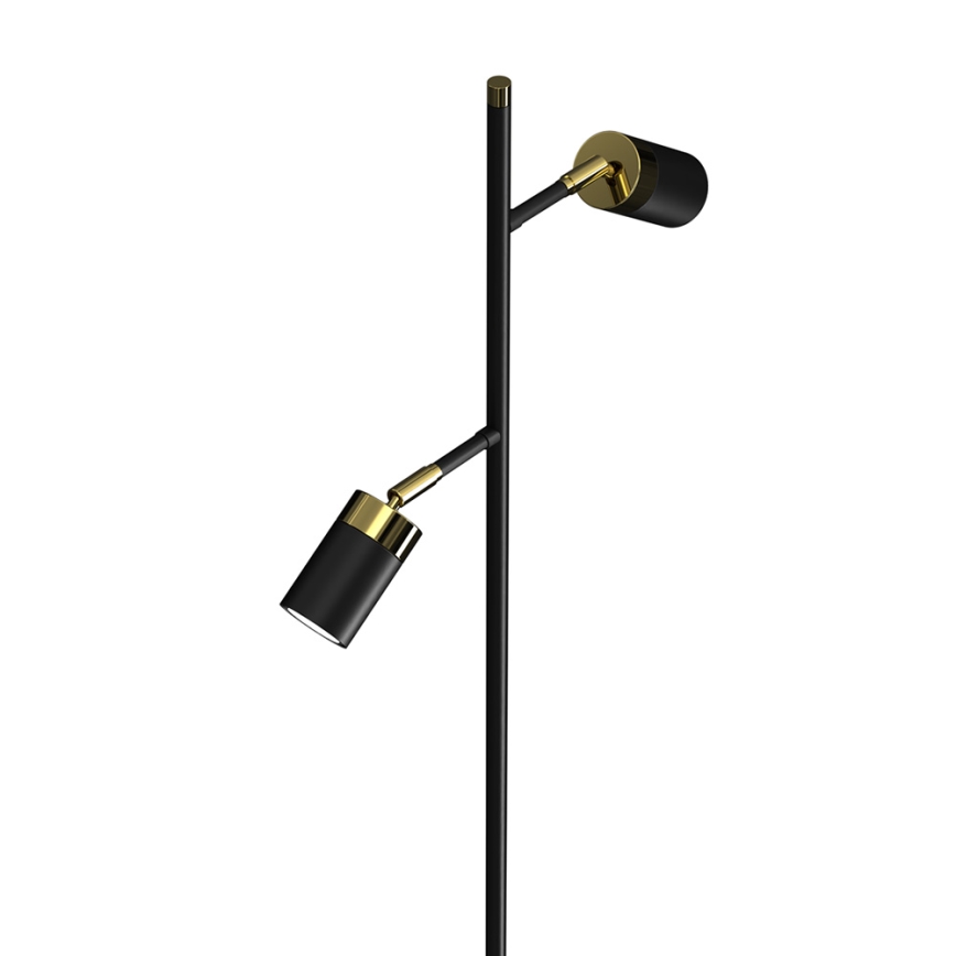 Golvlampa  JOKER 2xGU10/25W/230V svart /gold