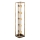Golvlampa KAFES 5xE27/40W/230V, guldfärgad
