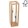 Golvlampa KAGO 2xE27/60W/230V matt ek - FSC-certifierad