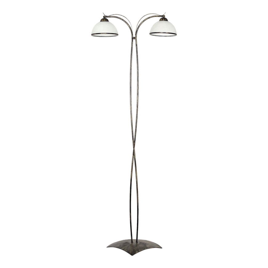 Golvlampa KORFU 2xE27/60W/230V