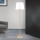 Golvlampa LUDWIG 1xE27/40W/230V vit/guld
