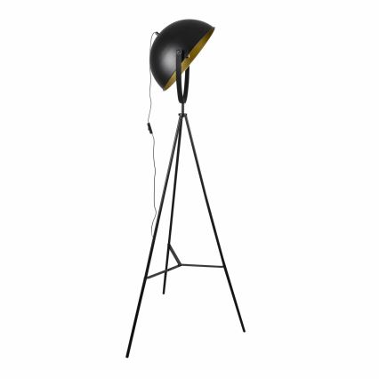 Golvlampa MATYLDA 1xE27/20W/230V svart/guld