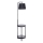 Golvlampa med bord 1xE27/60W/230V USB svart