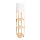 Golvlampa med hyllor 1xE27/60W/230V vit/brun