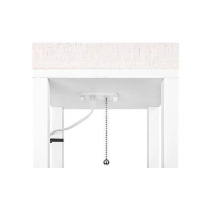 Golvlampa med hyllor 1xE27/60W/230V vit