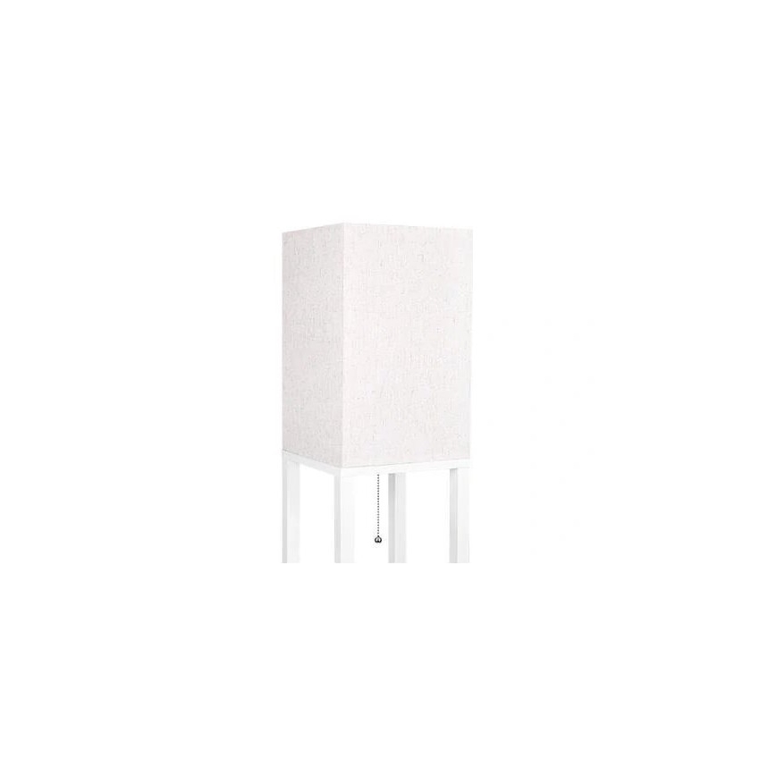 Golvlampa med hyllor 1xE27/60W/230V vit