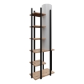 Golvlampa med hyllor MODA DOR 1xE27/40W/230V svart/brun
