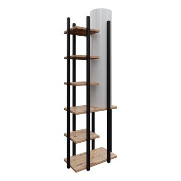 Golvlampa med hyllor MODA DOR 1xE27/40W/230V svart/brun